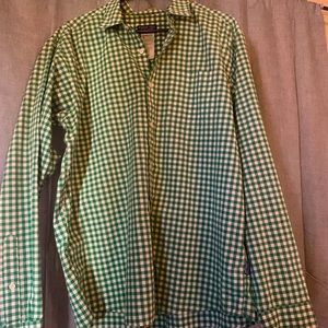 Patagonia Men’s Green Gingham Button-up Shirt